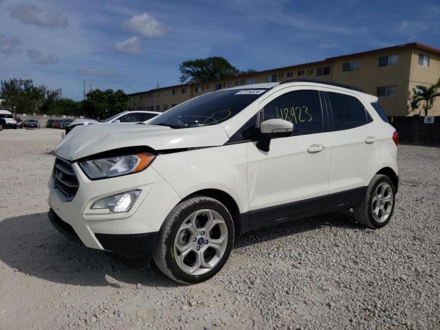 MAJ3S2GE0MC450004 - 2021 FORD ECOSPORT SE WHITE photo 1