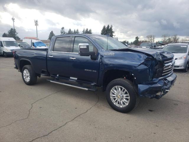 1GC4YVEY0MF104996 - 2021 CHEVROLET SILVERADO K3500 HIGH COUNTRY BLUE photo 4