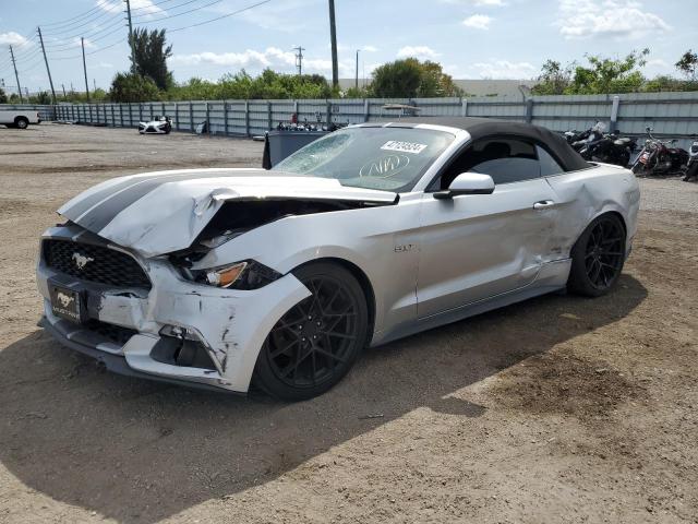 1FATP8UH6G5280310 - 2016 FORD MUSTANG SILVER photo 1