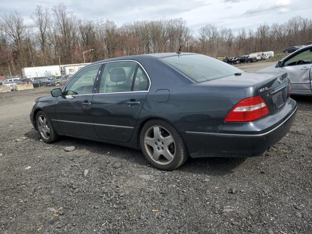 JTHBN36F255008522 - 2005 LEXUS LS 430 GRAY photo 2