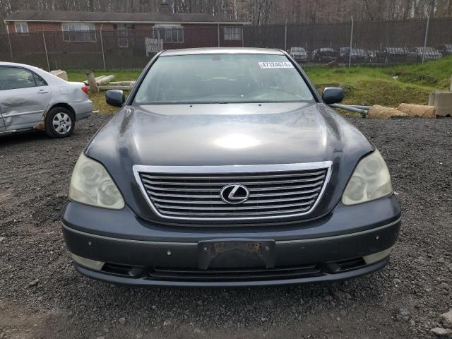 JTHBN36F255008522 - 2005 LEXUS LS 430 GRAY photo 5