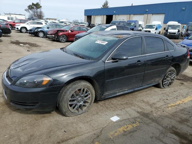 2G1WB5E30C1252594 - 2012 CHEVROLET IMPALA LT BLACK photo 1