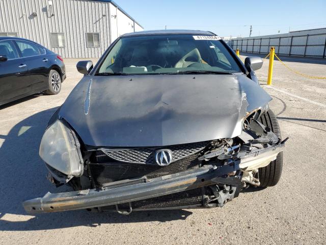 JH4DC54845S008733 - 2005 ACURA RSX GRAY photo 5