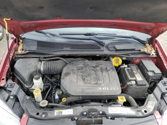 2C4RC1BGXGR287412 - 2016 CHRYSLER TOWN & COU TOURING მუქწითელი ფოტო 12