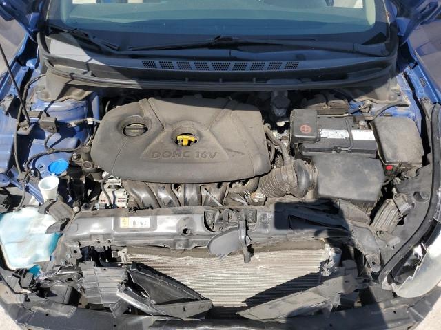 5NPDH4AE6FH557549 - 2015 HYUNDAI ELANTRA SE BLUE photo 11