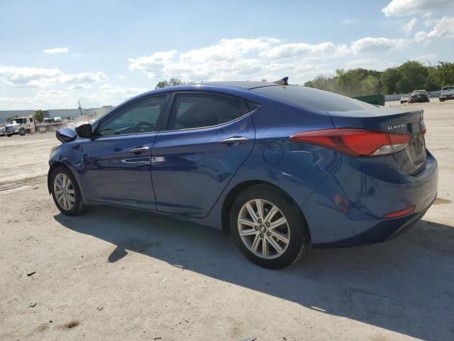 5NPDH4AE6FH557549 - 2015 HYUNDAI ELANTRA SE BLUE photo 2