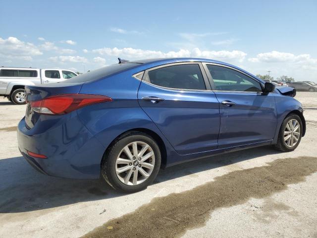 5NPDH4AE6FH557549 - 2015 HYUNDAI ELANTRA SE BLUE photo 3