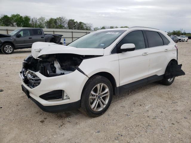 2FMPK3J90KBB97241 - 2019 FORD EDGE SEL WHITE photo 1