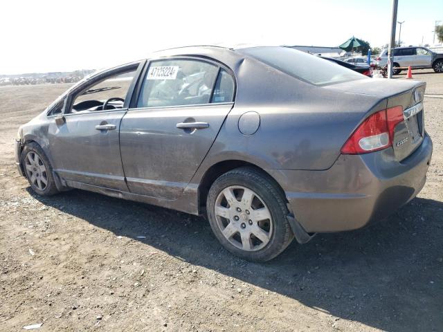 19XFA16569E043326 - 2009 HONDA CIVIC LX GRAY photo 2