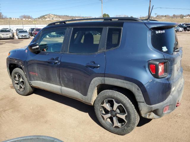 ZACNJDC19NPP01682 - 2022 JEEP RENEGADE TRAILHAWK BLUE photo 2