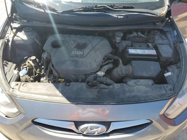 KMHCT4AE8EU637042 - 2014 HYUNDAI ACCENT GLS GRAY photo 11