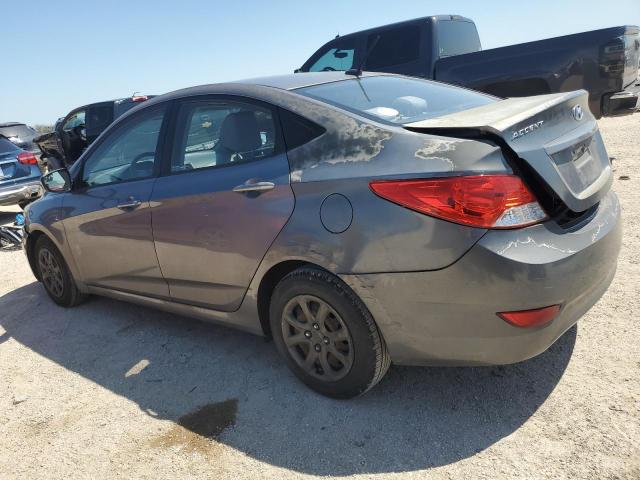 KMHCT4AE8EU637042 - 2014 HYUNDAI ACCENT GLS GRAY photo 2