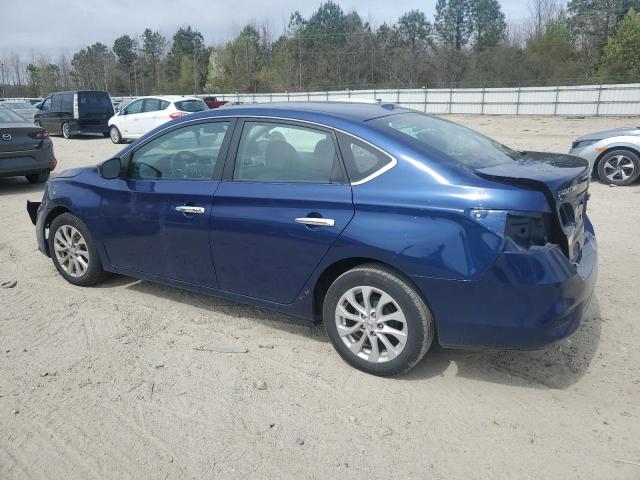 3N1AB7AP3KY366484 - 2019 NISSAN SENTRA S BLUE photo 2