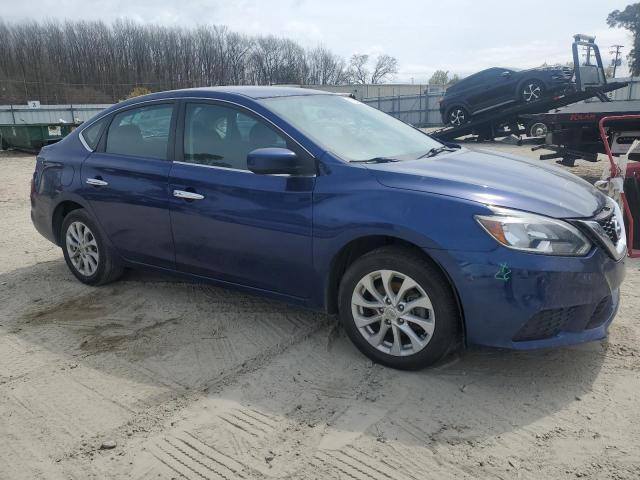 3N1AB7AP3KY366484 - 2019 NISSAN SENTRA S BLUE photo 4