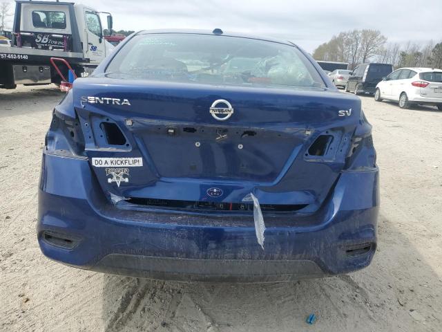 3N1AB7AP3KY366484 - 2019 NISSAN SENTRA S BLUE photo 6