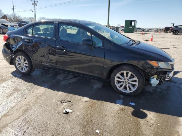 19XFB2F92CE093296 - 2012 HONDA CIVIC EXL შავი ფოტო 4