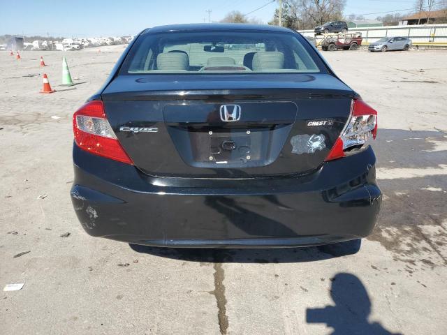 19XFB2F92CE093296 - 2012 HONDA CIVIC EXL შავი ფოტო 6