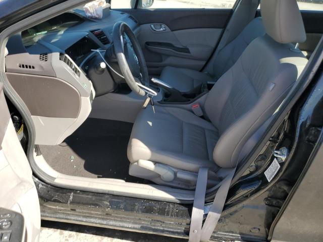 19XFB2F92CE093296 - 2012 HONDA CIVIC EXL შავი ფოტო 7