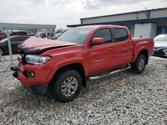 3TMCZ5AN6GM027432 - 2016 TOYOTA TACOMA DOUBLE CAB RED photo 1