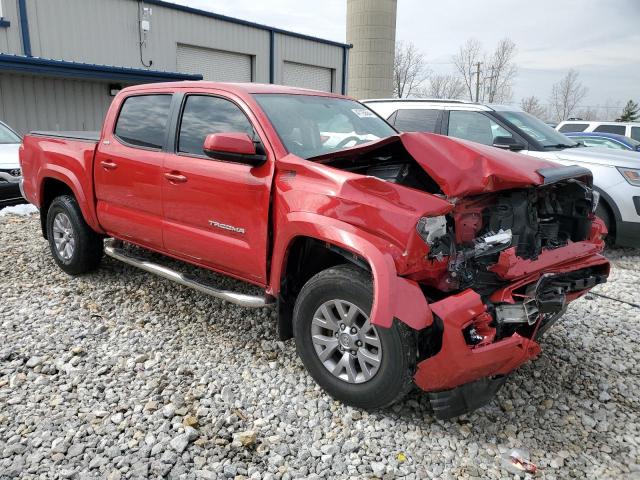 3TMCZ5AN6GM027432 - 2016 TOYOTA TACOMA DOUBLE CAB RED photo 4