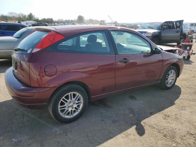 1FAHP31N47W153276 - 2007 FORD FOCUS ZX3 MAROON photo 3