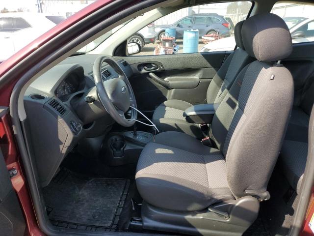 1FAHP31N47W153276 - 2007 FORD FOCUS ZX3 MAROON photo 7