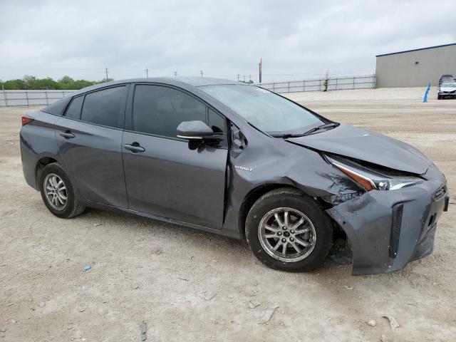 JTDKARFU0L3126611 - 2020 TOYOTA PRIUS L GRAY photo 4