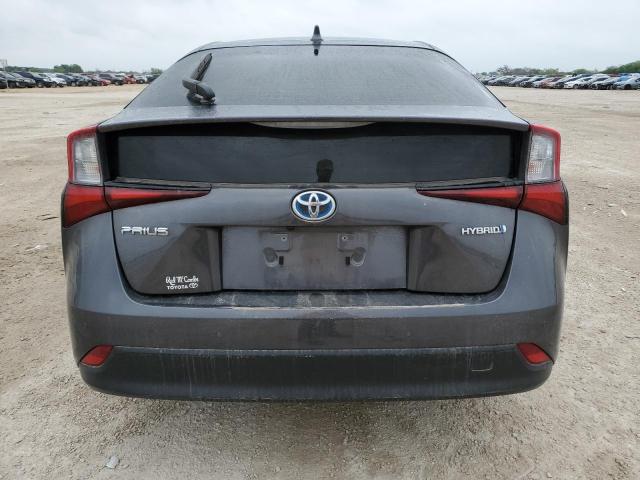 JTDKARFU0L3126611 - 2020 TOYOTA PRIUS L GRAY photo 6