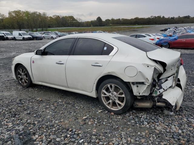 1N4AA5AP5DC832311 - 2013 NISSAN MAXIMA S WHITE photo 2