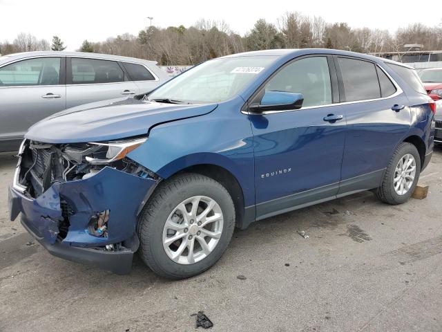 2GNAXUEV6K6150045 - 2019 CHEVROLET EQUINOX LT BLUE photo 1