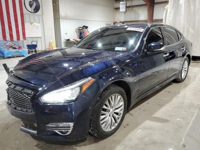 JN1BY1PR9JM370579 - 2018 INFINITI Q70L 3.7 LUXE BLUE photo 1