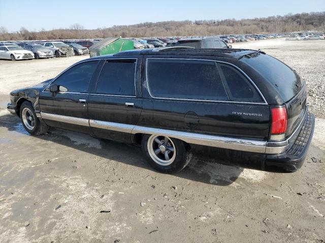 1G4BR8375PW408938 - 1993 BUICK ROADMASTER ESTATE BLACK photo 2
