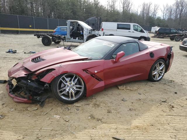 1G1YJ3D7XE5112784 - 2014 CHEVROLET CORVETTE STINGRAY Z51 2LT MAROON photo 1