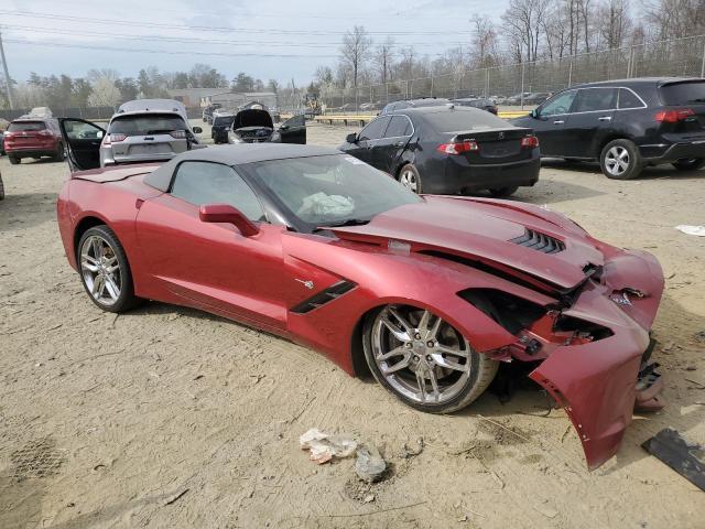 1G1YJ3D7XE5112784 - 2014 CHEVROLET CORVETTE STINGRAY Z51 2LT MAROON photo 4