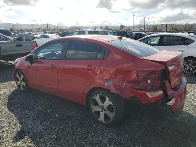 KNADN4A32D6207718 - 2013 KIA RIO EX RED photo 2