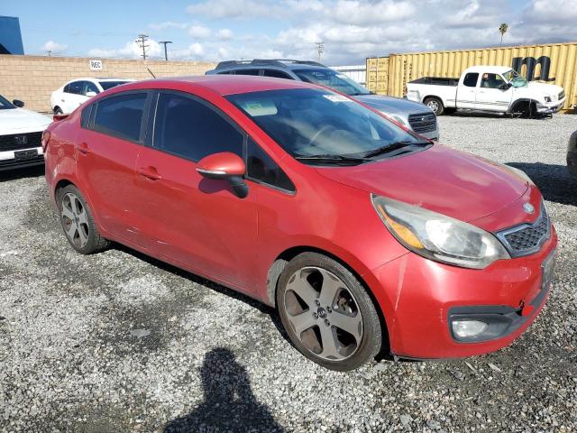 KNADN4A32D6207718 - 2013 KIA RIO EX RED photo 4