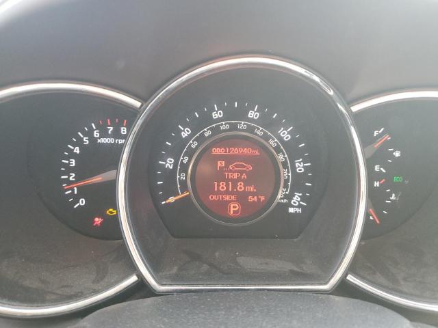 KNADN4A32D6207718 - 2013 KIA RIO EX RED photo 9