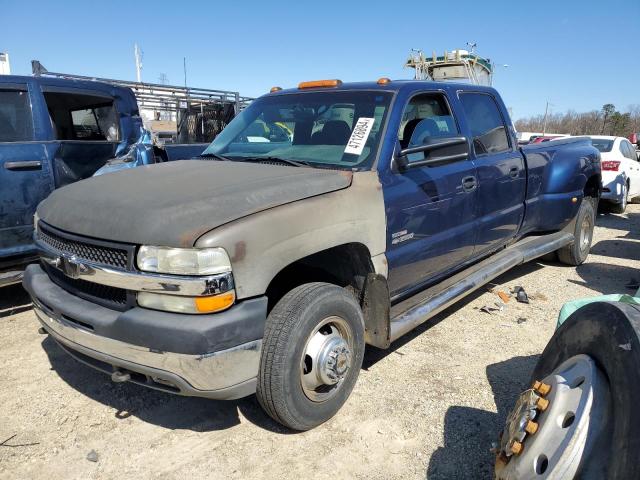 1GCJC33162F160823 - 2002 CHEVROLET SILVERADO C3500 BLUE photo 1