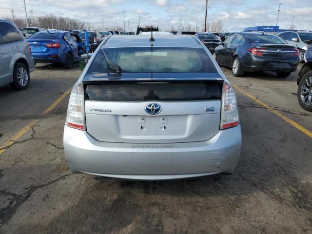 JTDKN3DU0A0132640 - 2010 TOYOTA PRIUS SILVER photo 6