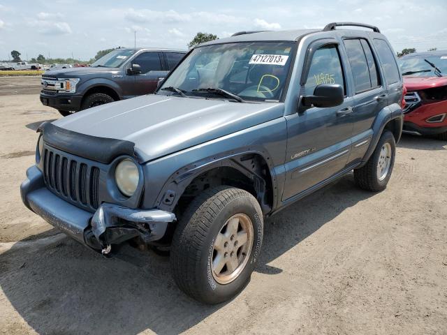 1J4GL58K12W203191 - 2002 JEEP LIBERTY LIMITED GRAY photo 1