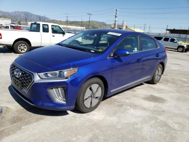 KMHC75LC9NU282632 - 2022 HYUNDAI IONIQ SE BLUE photo 1