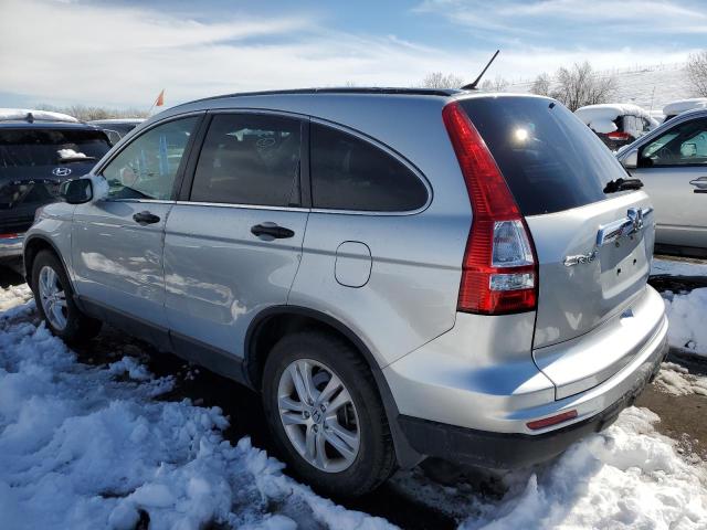 3CZRE4H55AG700748 - 2010 HONDA CR-V EX SILVER photo 2