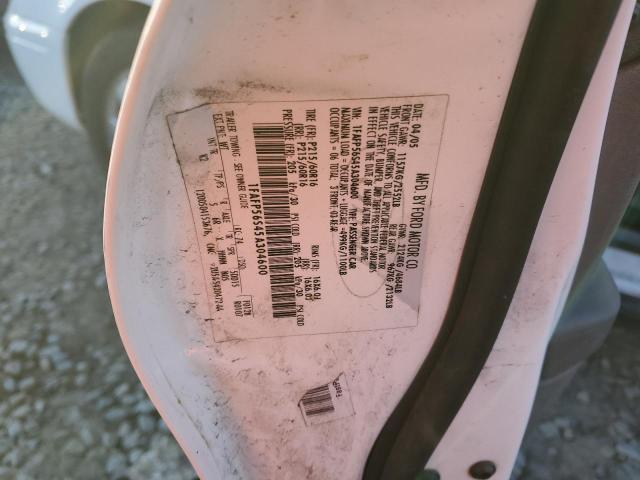 1FAFP56S45A304600 - 2005 FORD TAURUS SEL WHITE photo 12