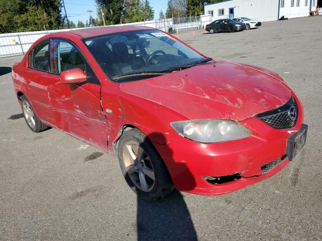 JM1BK12F641155033 - 2004 MAZDA 3 I RED photo 4