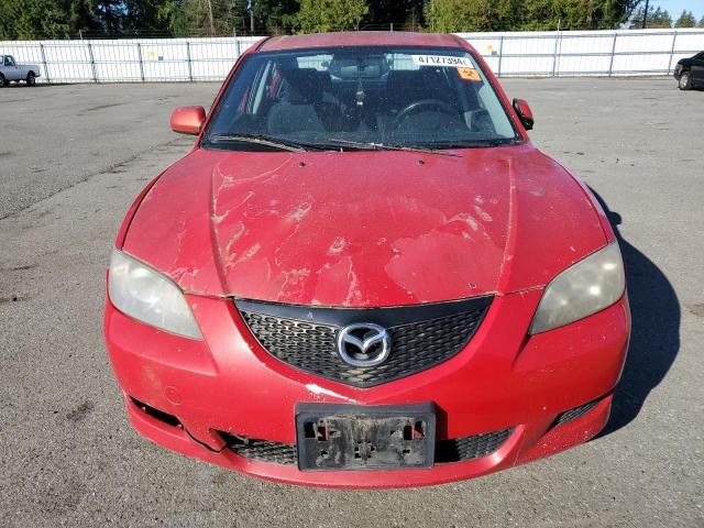 JM1BK12F641155033 - 2004 MAZDA 3 I RED photo 5