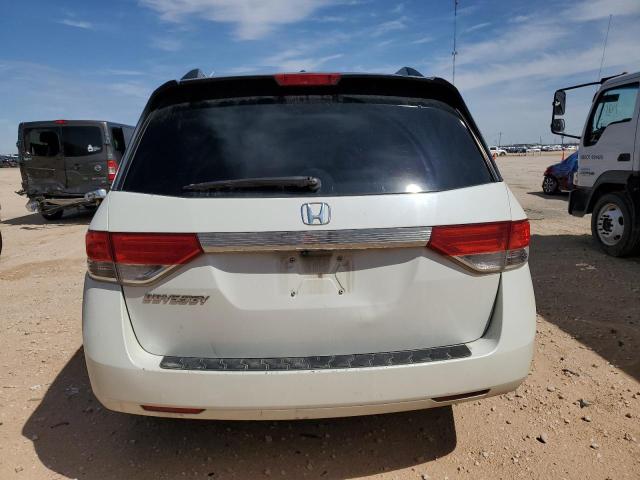 5FNRL5H65EB121684 - 2014 HONDA ODYSSEY EXL WHITE photo 6