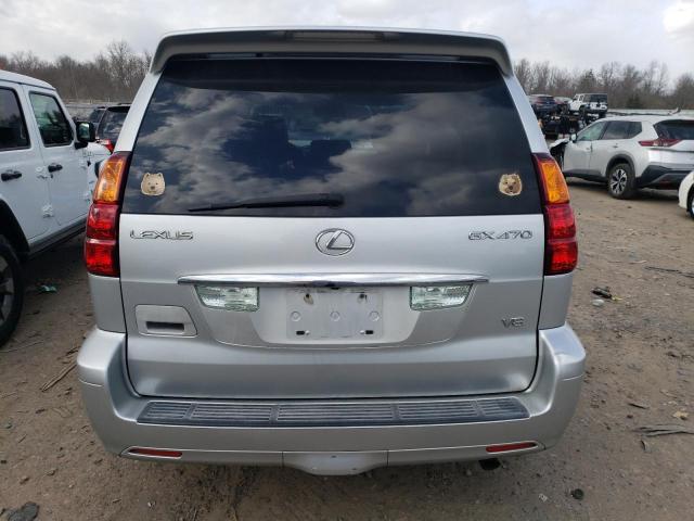 JTJBT20X670145303 - 2007 LEXUS GX 470 GRAY photo 6