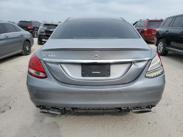 55SWF4JBXGU125193 - 2016 MERCEDES-BENZ C 300 SILVER photo 6