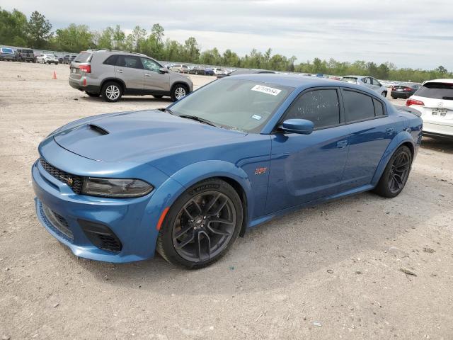 2C3CDXGJ2MH569897 - 2021 DODGE CHARGER SCAT PACK BLUE photo 1