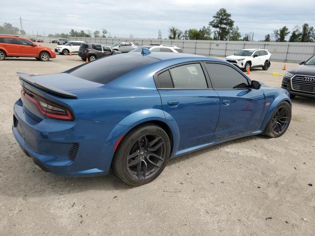 2C3CDXGJ2MH569897 - 2021 DODGE CHARGER SCAT PACK BLUE photo 3